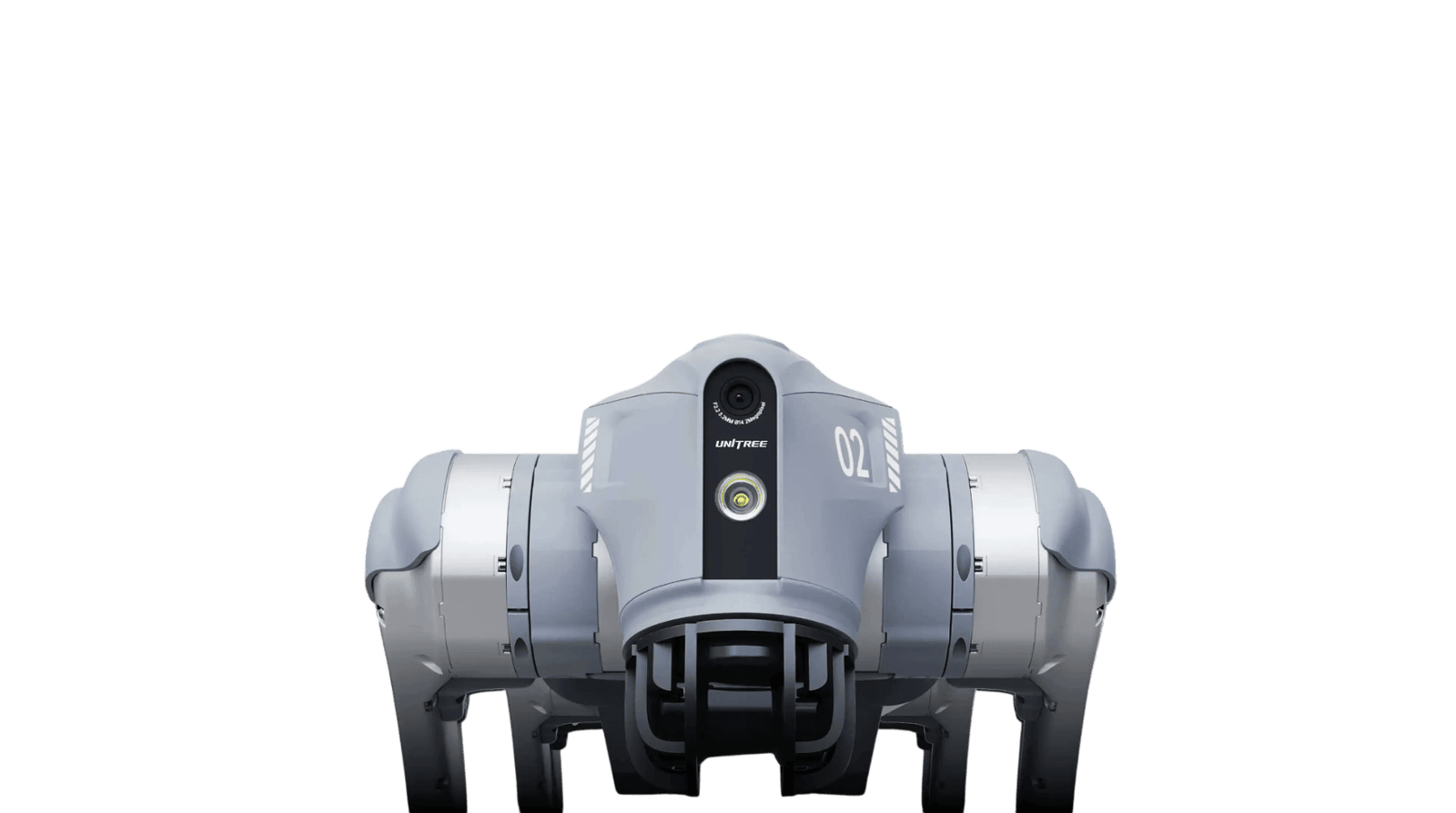 Robot cuadrúpedo Unitree Go2 frontal